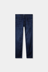 Men Slim Fit Dark Blue Pant